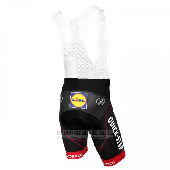 2016 Fahrradbekleidung Etixx Quick Step Rot und Shwarz Trikot Kurzarm und Tragerhose - zum Schließen ins Bild klicken